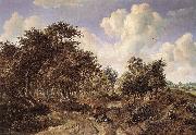 A Wooded Landscape f HOBBEMA, Meyndert